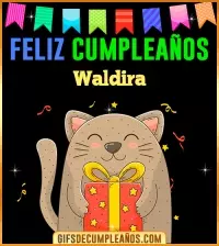 GIF Feliz Cumpleaños Waldira
